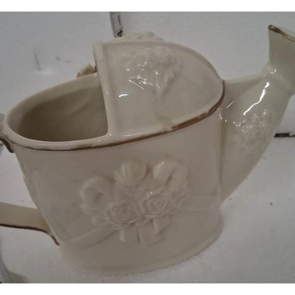 Water Pitcher White Porcelain Cute Flower Vase flowers 5.5